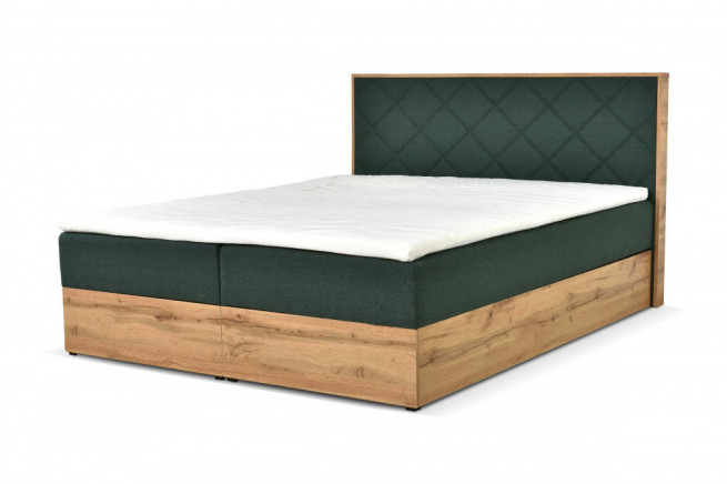 Postel boxspring Palermo 160x200 cm s úložným prostorem