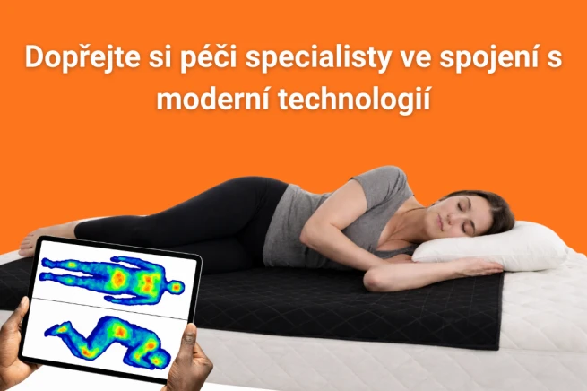 Vyber si matraci přesně podle svého těla – díky měření X-SENSOR