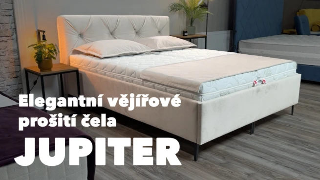 Postel  Jupiter s pěkným vzhledem a poctivou výdrží