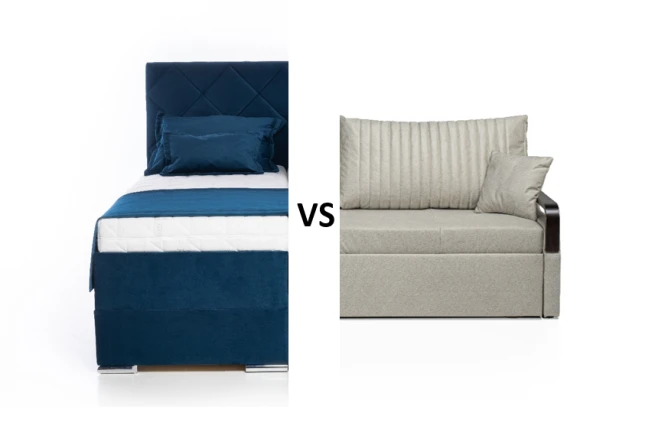 Čalouněná postel VS rozkládací pohovka: Která volba je lepší?