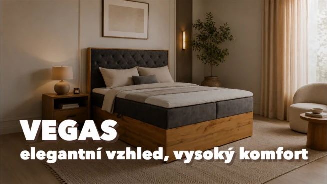 Postel Vegas: každodenní spaní s nádechem luxusu