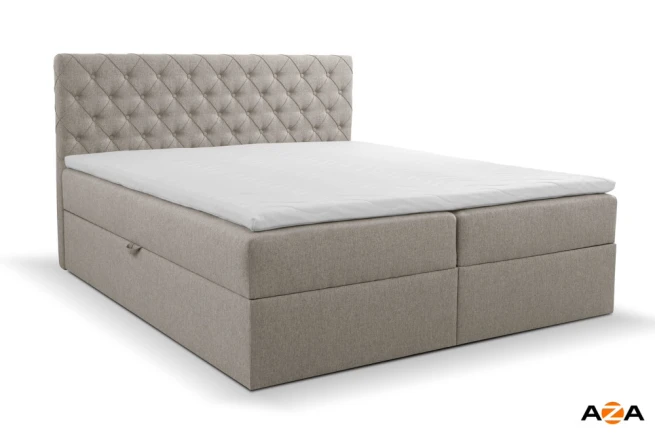 Postel boxspring Apolo 270x220 s úložným prostorem - výběr barev