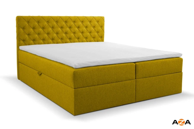 Postel boxspring Apolo 280x220 s úložným prostorem - výběr barev