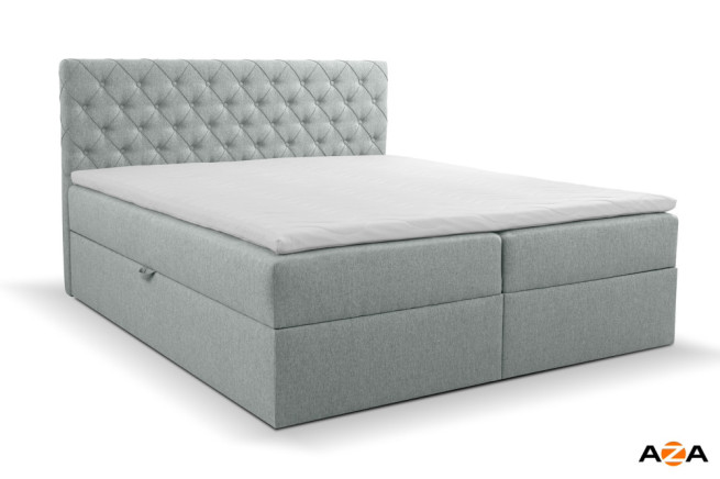 Postel boxspring Apolo 290x220 s úložným prostorem - výběr barev