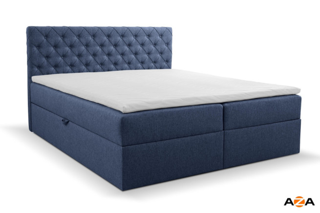 Postel boxspring Apolo 300x200 s úložným prostorem - výběr barev