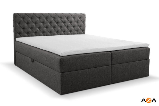 Postel boxspring Apolo 250x220 s úložným prostorem - výběr barev