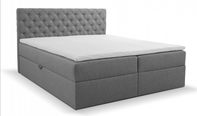 Postel boxspring Apolo 280x220 s úložným prostorem - výběr barev