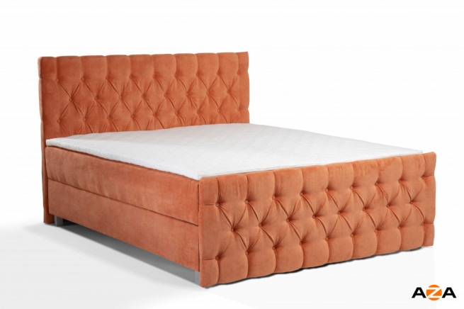 Postel boxspring Colorado 160x200 s úložným prostorem - výběr barev