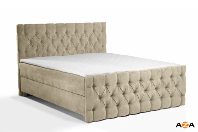 Postel boxspring Colorado 210x220 s úložným prostorem - výběr barev