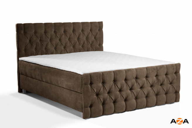 Postel boxspring Colorado 160x220 s úložným prostorem - výběr barev