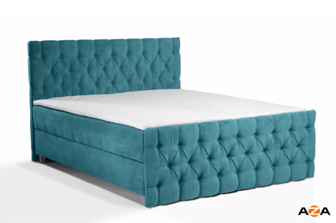 Postel boxspring Colorado 250x220 s úložným prostorem - výběr barev