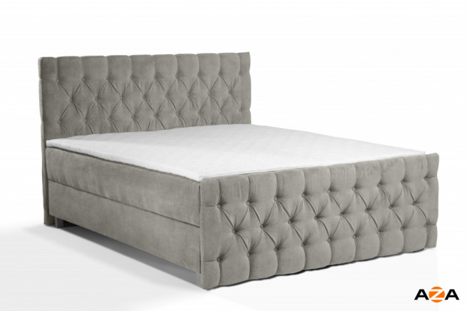 Postel boxspring Colorado 200x200 s úložným prostorem - výběr barev
