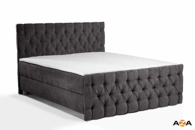 Postel boxspring Colorado 260x220 s úložným prostorem - výběr barev