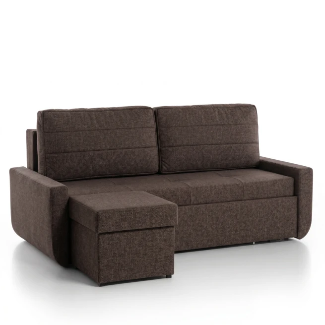 Rohová rozkládací pohovka na každodenní spaní 160x200 Delta…