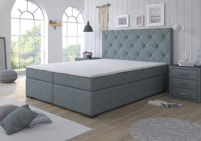 Vysoká postel boxspring Divalo 180x200 alfa 19
