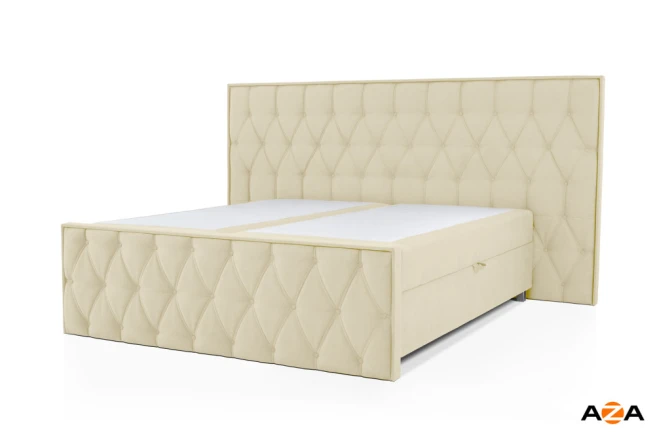 Postel boxspring Dublin 250x220 s úložným prostorem - výběr barev