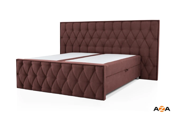 Postel boxspring Dublin 240x200 s úložným prostorem - výběr barev