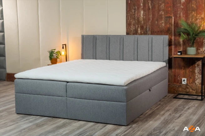 Boxspring postel Giza: Luxus, pohodlí a chytré řešení pro moderní ložnici