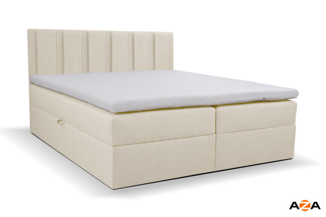 Postel boxspring Giza 140x200 s úložným prostorem - výběr barev