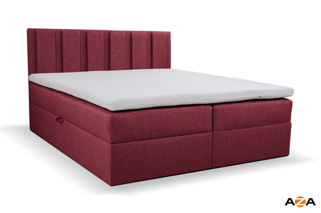 Postel boxspring Giza 300x200 s úložným prostorem - výběr barev
