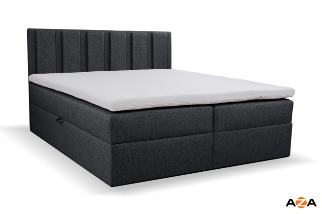 Postel boxspring Giza 200x200 s úložným prostorem - výběr barev