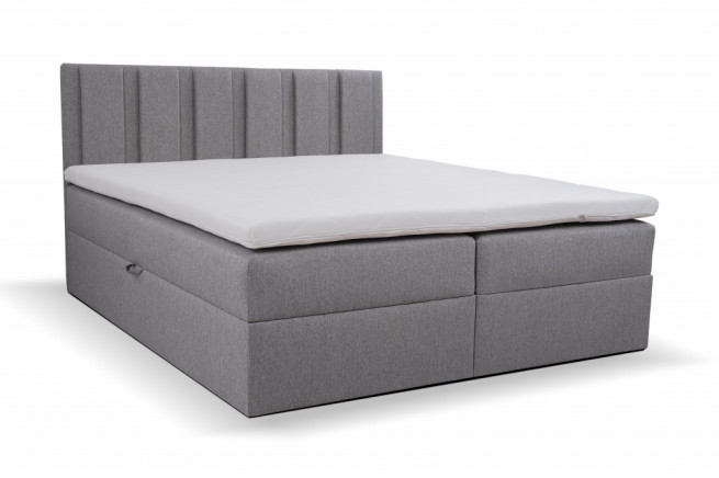 Postel boxspring Giza 220x220 s úložným prostorem - výběr barev