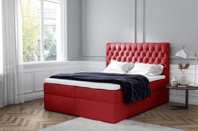 Boxspring postel 200x200 Alaska - výběr barev