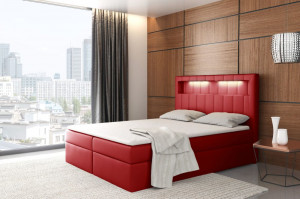 Alova Soft 10 - červená ekokůže