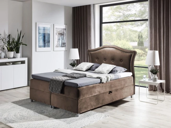 Boxspring postel Best 120x200 cm - výběr barev