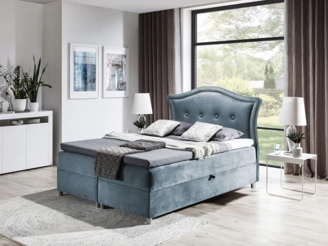 Boxspring postel Best 200x200 cm - výběr barev
