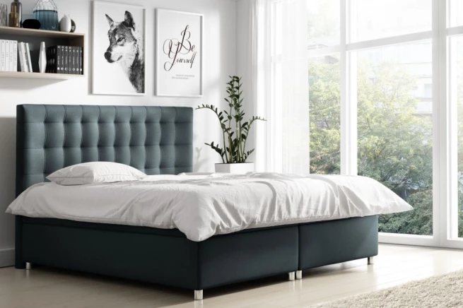 Boxspring postel Bonn 200x200 cm - výběr barev