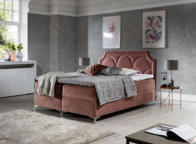 Boxspring postel Chester 140x200 cm - výběr barev