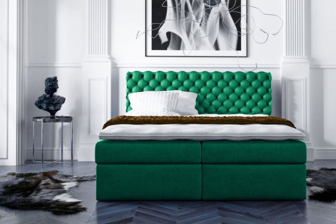 Postel boxspring Kleo 160x200 cm - výběr barev