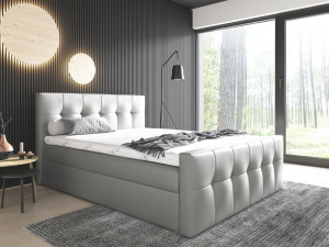 Kreta Cayenne 1132 - šedá ekokůže