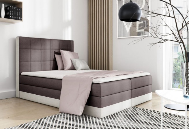 Boxspring postel Loris 200x200 cm - výběr barev
