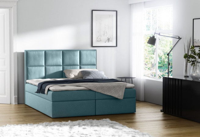 Boxspring postel Luna 160x200 cm - výběr barev