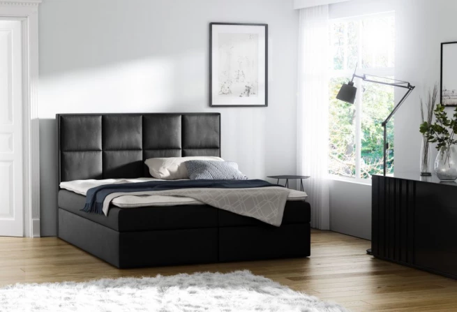 Boxspring postel Luna 200x200 cm - výběr barev