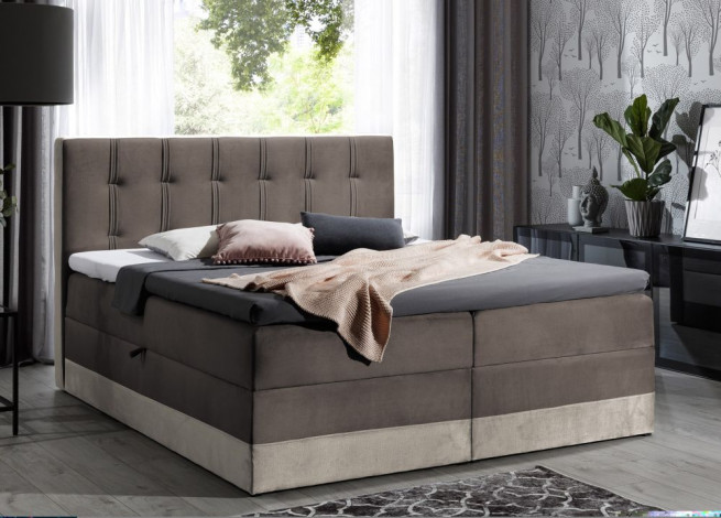 Postel boxspring Merol 160x200 cm - výběr barev