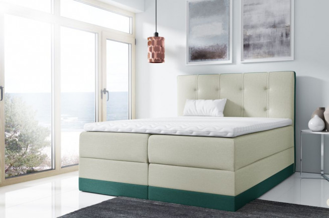 Postel boxspring Real 160x200 cm - výběr barev