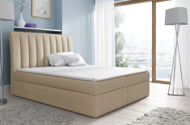 Postel boxspring Saturn 160x200 cm - výběr barev
