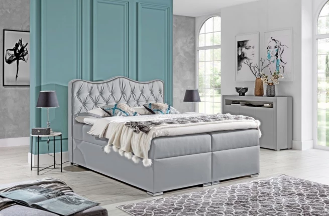 Postel boxspring Solar 140x200 cm - výběr barev