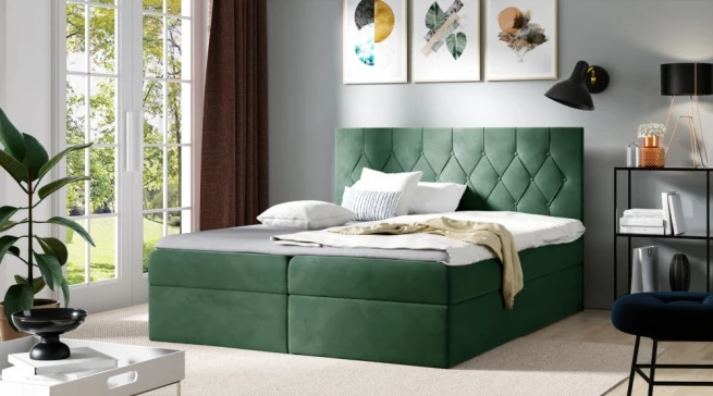 Postel boxspring Aura 280x220 cm - výběr barev