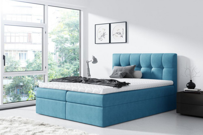 Boxspring postel Borneo 140x200 cm - výběr barev