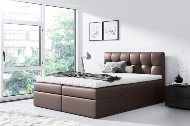 Boxspring postel Borneo 200x200 cm - výběr barev