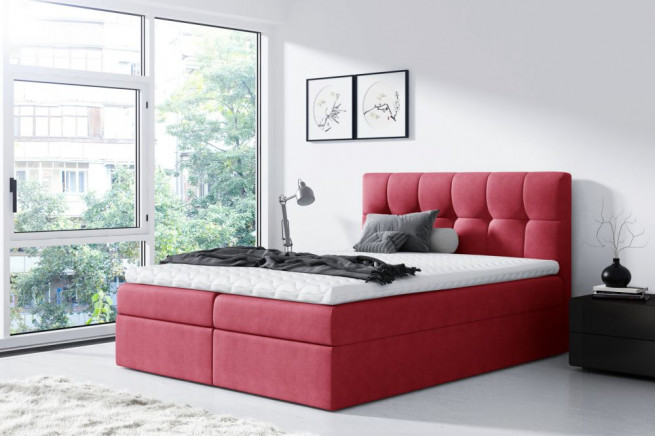 Boxspring postel Borneo 280x220 cm - výběr barev