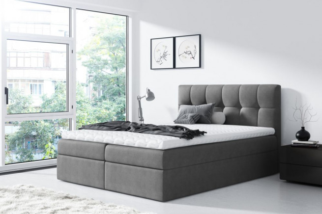Boxspring postel Borneo 220x220 cm - výběr barev