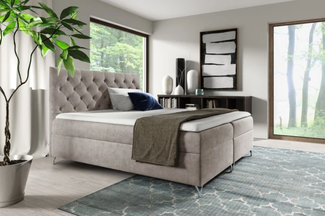 Boxspring postel Dora 160x200 cm - výběr barev