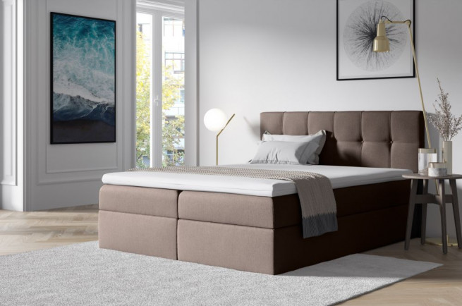 Postel boxspring Empire 200x200 cm - výběr barev