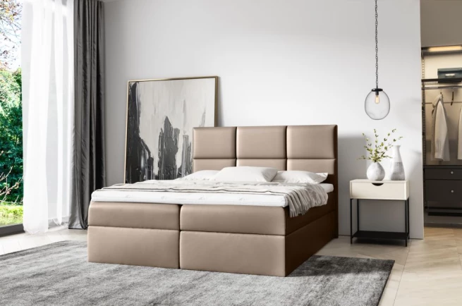 Postel boxspring Ikarus 300x220 cm - výběr barev