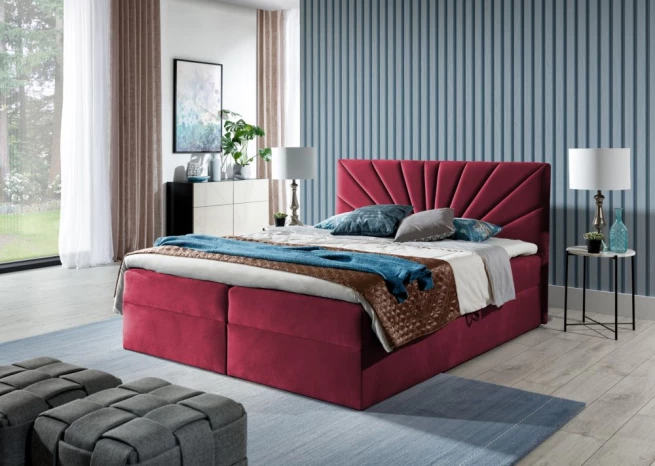 Postel boxspring Liam 180x200 cm - výběr barev